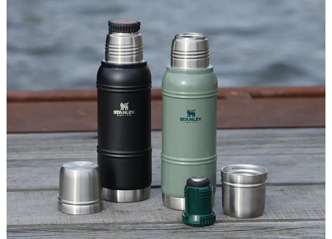 Термос Stanley Artisan Thermal Hammertone Green 1 л Фото 3